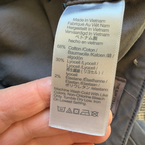 Madewell The Slim Straight Utility Pant in Garment Dye size 27 NWT •NS280 - Picture 11 of 15